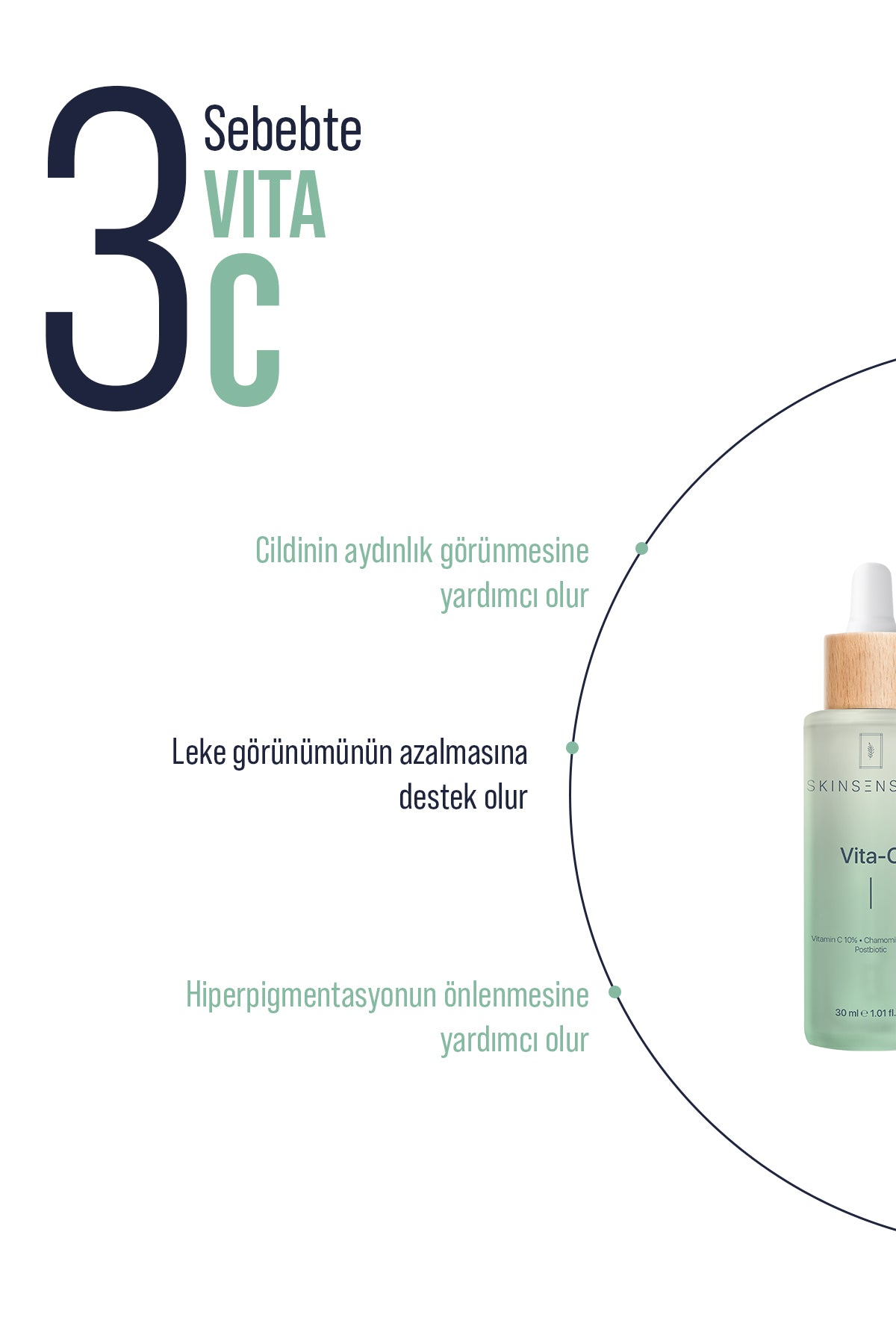 Vita-C | Cilt Tonu Eşitlemeye Yardımcı Cilt Bakım Serumu 30ml