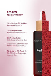 Red Peel | Canlandırıcı Ve Cilt Tonu Eşitleyici Kırmızı Peeling Serum 30ml